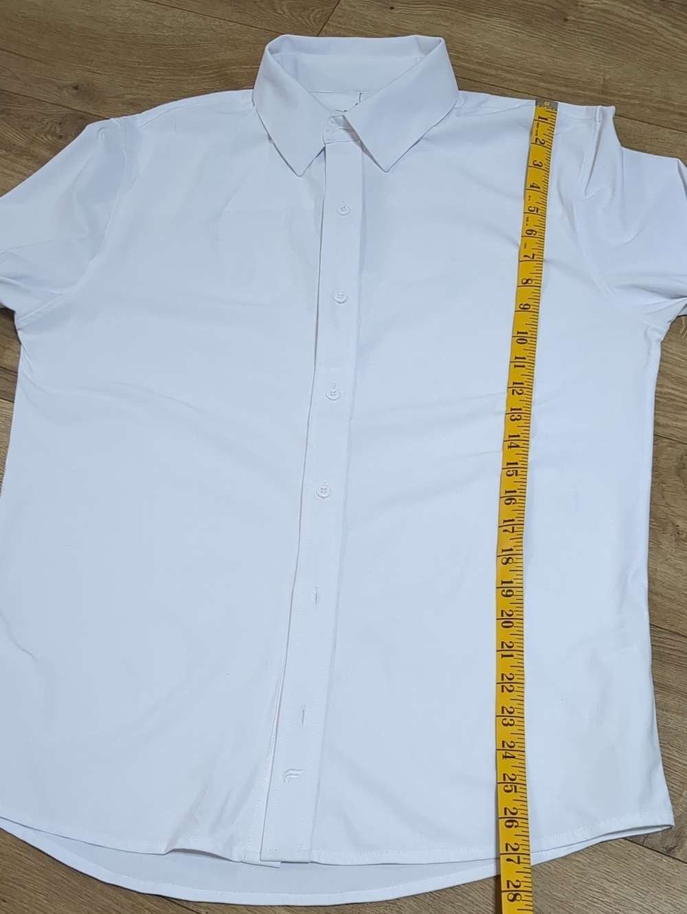 Fabletics Men's The Don Long Sleeve Button Up Classic Fit white shirt Size M NWT - Picture 6 of 9